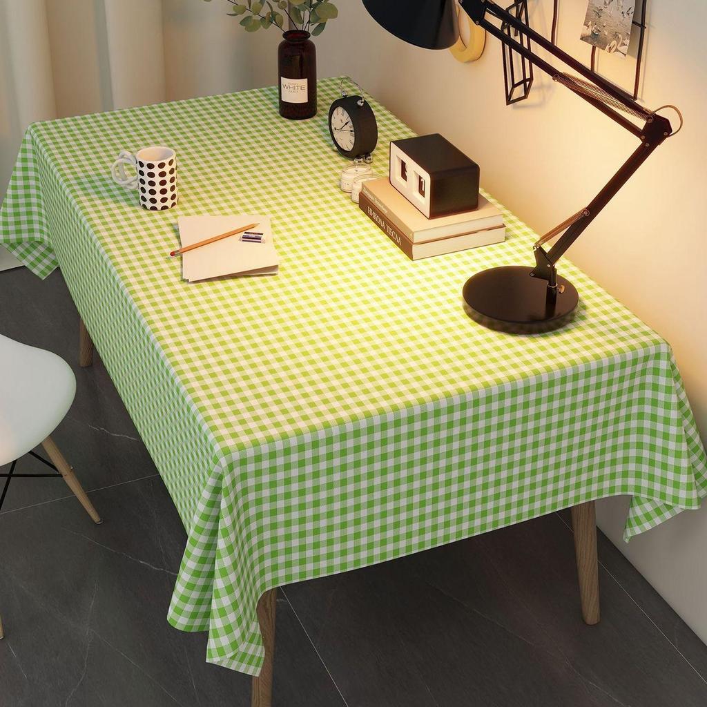 Waterproof PVC Tablecloth: Oil & Scald-Proof, Wash-Free Dining & Coffee Table Cover for Student Dorms