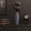 Reusable Halloween Decor Eyeball Flower Stem, Artificial Rose Floral Pick with Eyeball, Spooky Branch Decoration Gothic Black Branches for Vase, Home