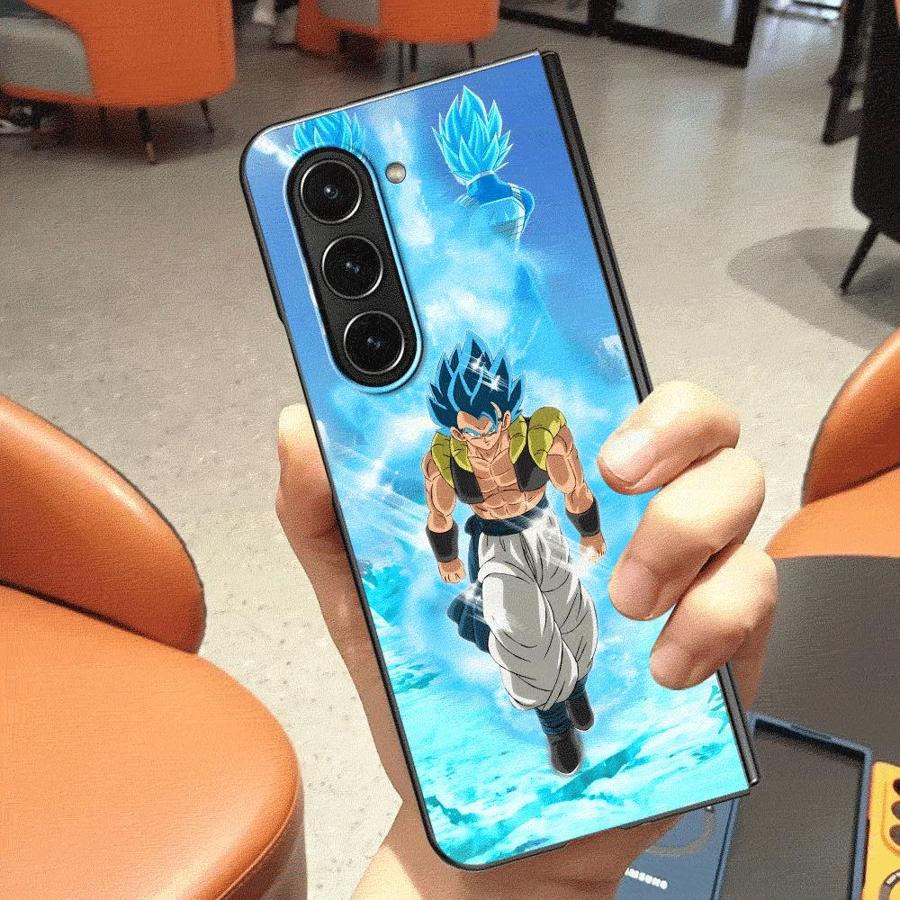 Dragon Ball Saiyan Vegeta Case for Samsung Galaxy ZFold3 ZFold4 Z Fold 7 6 5 4 3 ZFold6 ZFold5 ZFold7 Back Phone Cover