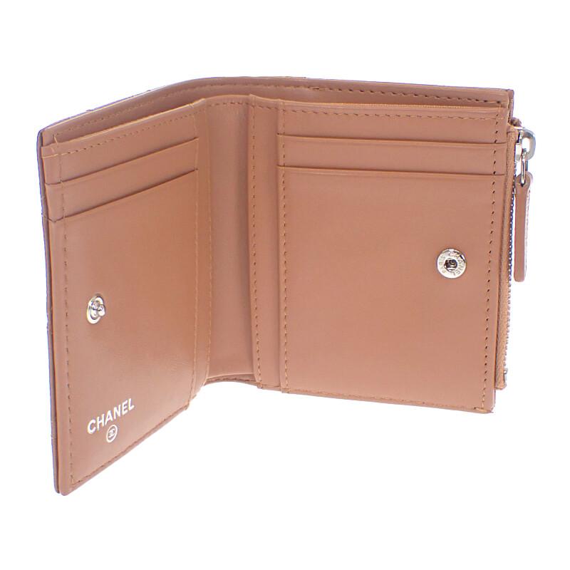 Chanel AP3388 Coin Case Camel Grain Calfskin Leather Women