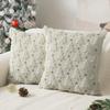 Christmas Hug Pillow Cover Solid Color Quilted Plush Modern Simple Hug Pillow Living Room Sofa Detachable Washable Back Cushion