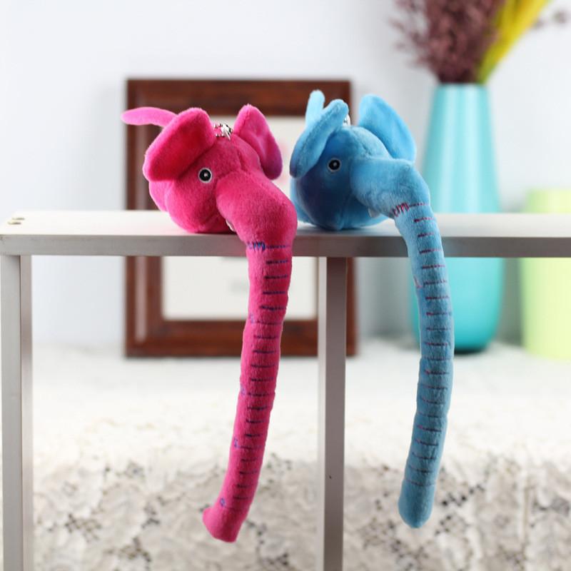Adorable Forest Animal Long-nosed Elephant Plush Toy Small Stuffed Doll
