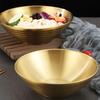 Ramen Bowl Rice Salad Noodle Soup  Golden Home Restaurant Food Serving Dish Pickled Cabbage Large  304 Stainless Steel