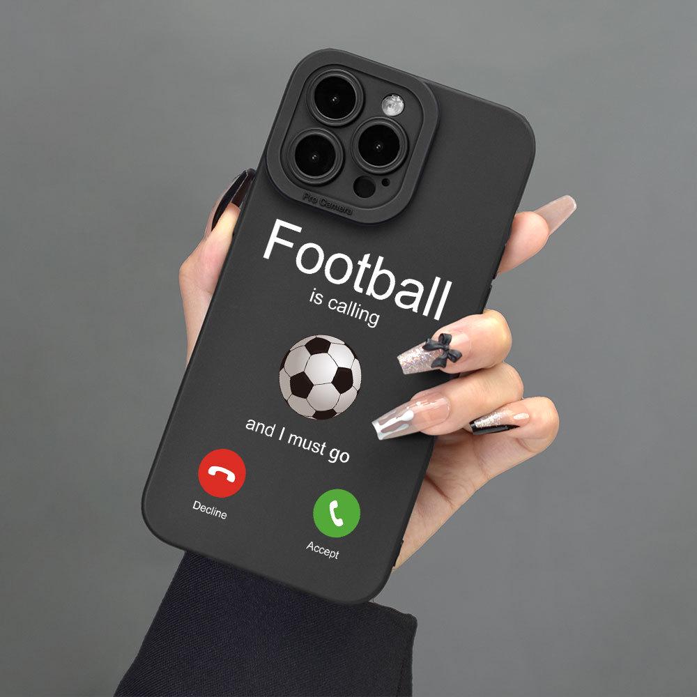 Защитный чехол для Apple iPhone 15 Football Match с защитой от падения и защитой от линз
