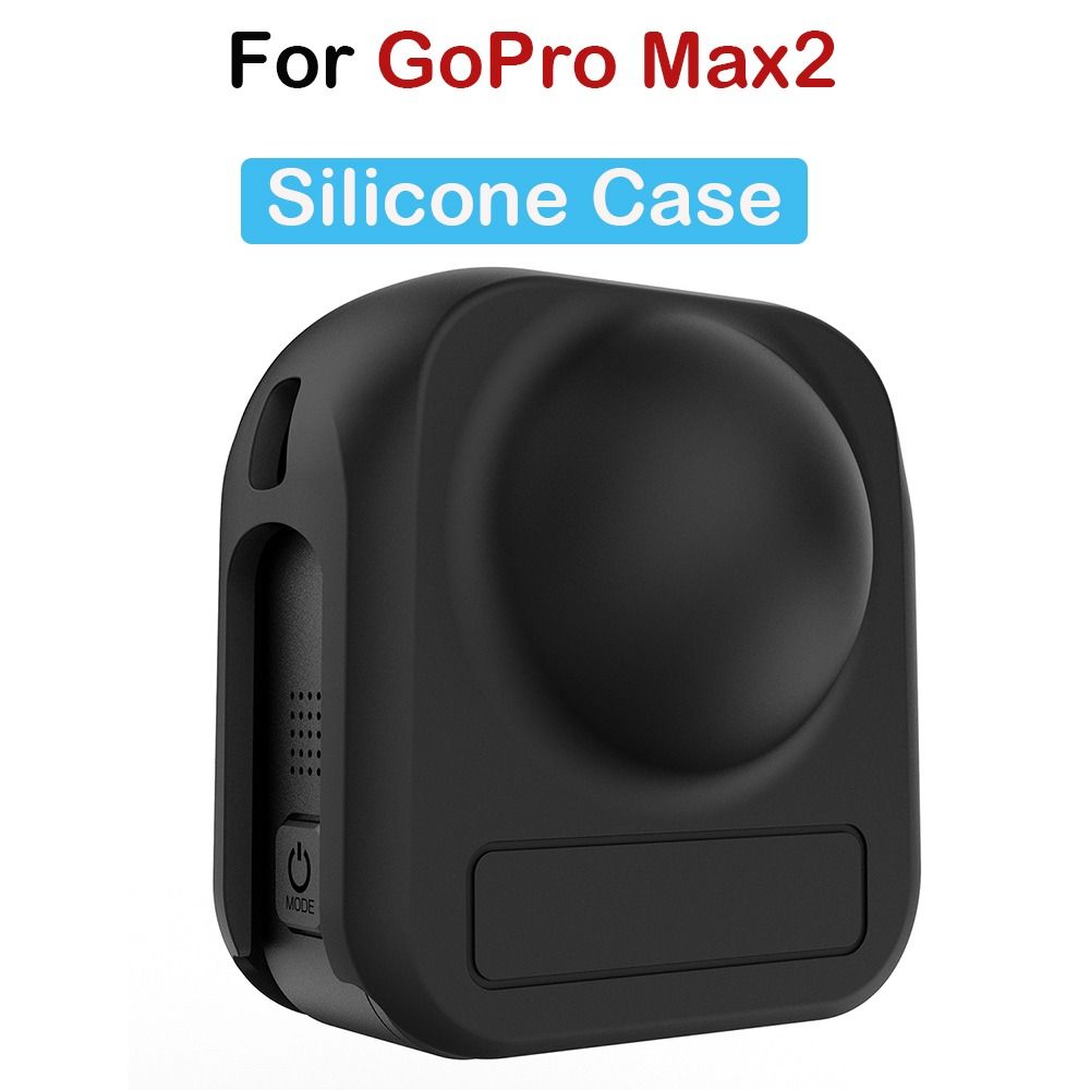 Shockproof Protective Case Silicone Soft Shell Lens Cover Sleeve for GoPro Max2 Camera Accessories