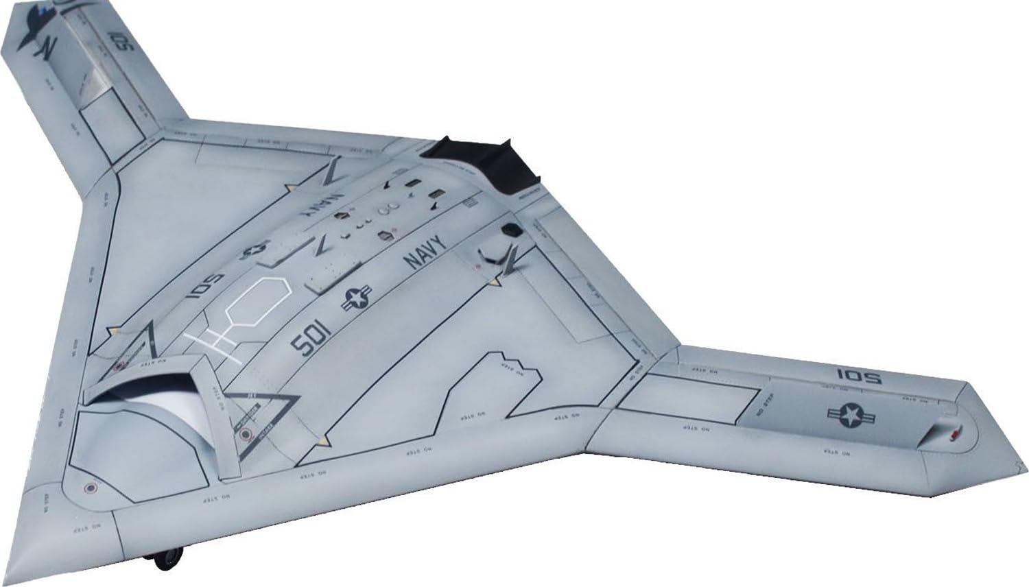 

Wolfpack Designs 1/72 Scale X-47B UCAS-D Premium Edition Kit Plastic Model Kit WOLWP17217 (Airplane)