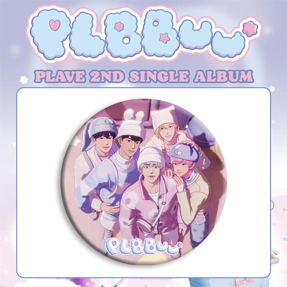 

KPOP PLAVE 2ND Single Album HD Printing Badge Cartoon Cute Brooch Pins YEJUN NOAH BAMBY EUNHO HAMIN Bag Clothing Accessories Bagde