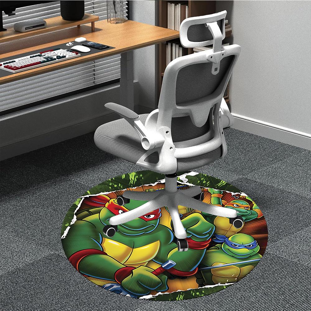

1pc TurtlesChair Carpet for Office, Non-slip, Soft and Durable Office Rug for Interior Decoration, Perfect for Office yy250925184 80cm by 80cm