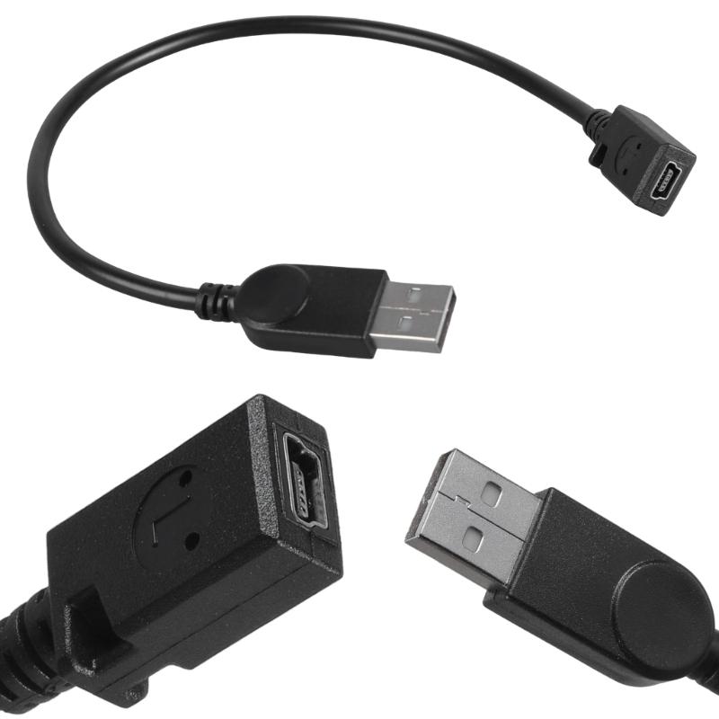 USB 2.0 Male To Mini USB 5Pin Female Cable Charging 480Mbps Data Transfer USB 2.0 To USB 5Pin Cord for Phone