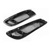 For Hyundai Genesis Coupe 2008-2012 Carbon Fiber Front Bumper Side Air Vent Intake Frame Grill Fog Light Lamp Cover Hood Grille
