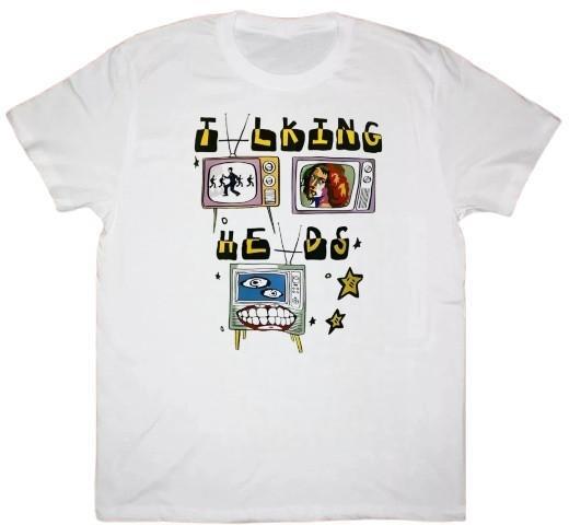 Vintage Talking Heads Concert Graphic PrintMens T-Shirt XXL