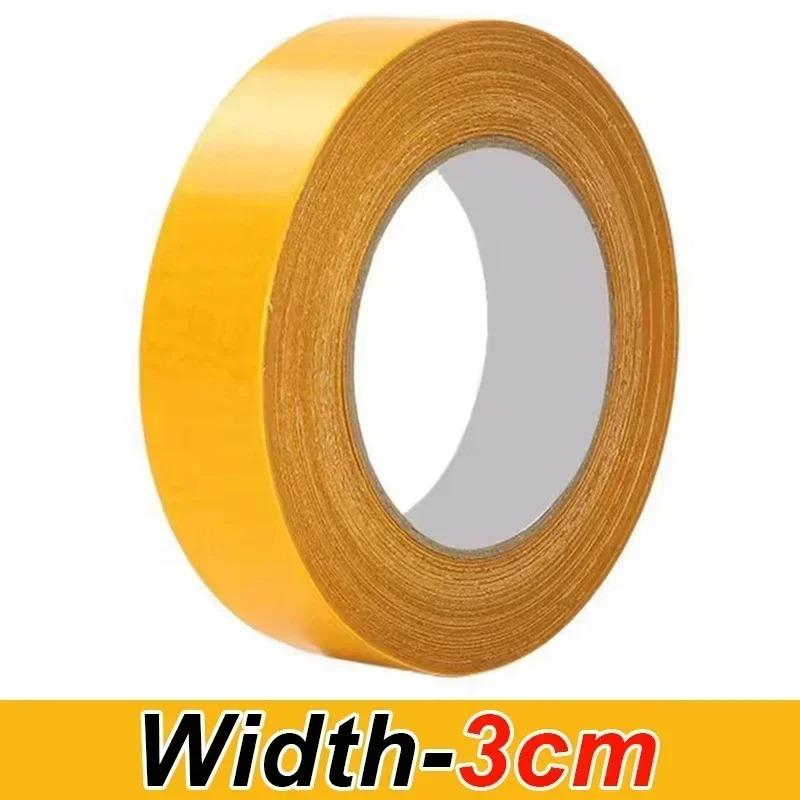 Double Sided Traceless Tapes High Viscosity Cloth Base Grid Waterproof Carpet Adhesive Fiber Gummed Tape Strong Sticky Strips 10mm/20mm/30mm/40mm/50mm