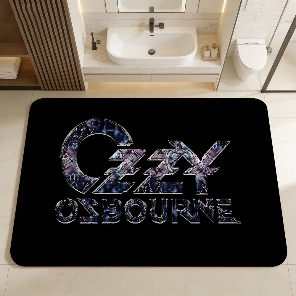 

Rock O-OzzyS Osbourne Band Room Mats Cheaper Anti-slip Modern Living Room Balcony Printed Welcome Rug 40x60cm