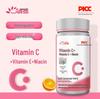 Jianbei Shi Brightening Vitamin C Tablets with B, E, & Niacin - 100 Count, 70g