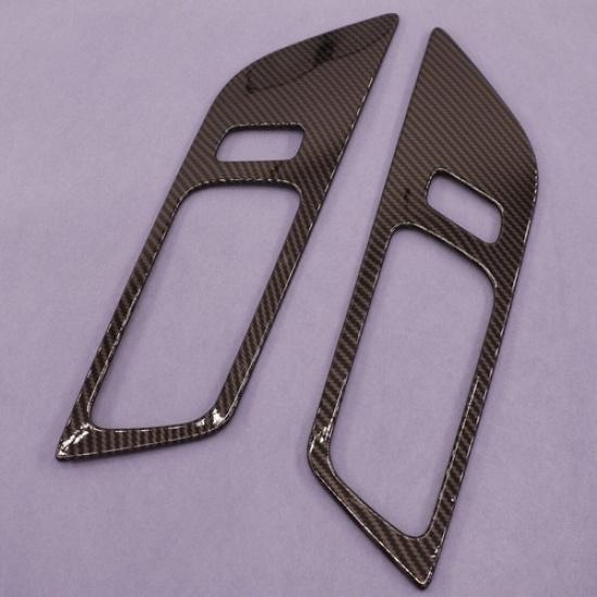 Innere Türgriffabdeckung Aufkleber Zierleiste Kohlefaser Für Ford Mustang 2015-2018