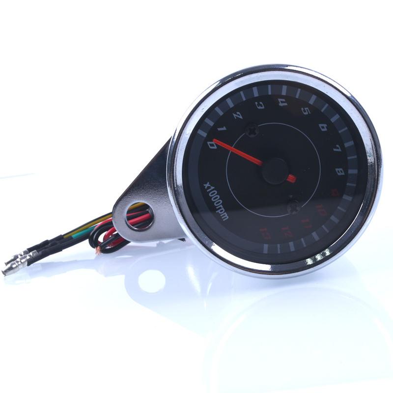 13000 RPM Scooter Motorcycle Analog Tachometer Gauge Night Light Motorcycle Truments Scooter Speed Indicator