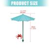 Outdoor Plant Umbrella Flower Side Multifunctional Garden Umbrella Shade for Potted Plant Outdoor Planter Pot Garden