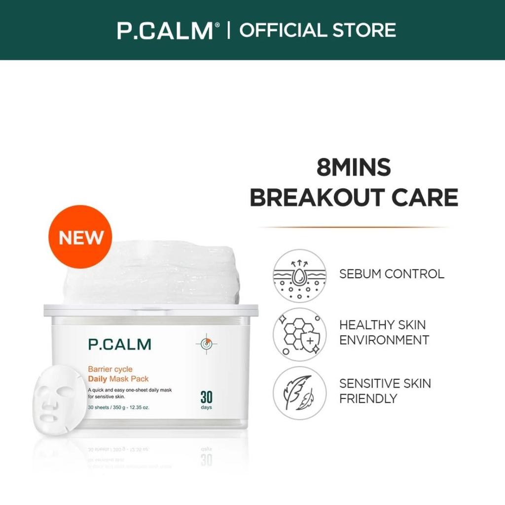 P.CALM Barrier Cycle Daily Mask Pack 30sheet