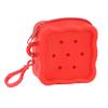 Reusable Silicone Card Holder Cartoon Hole Pattern Compact Wallet  Cartoon Money Bag For Daily Essential Storage