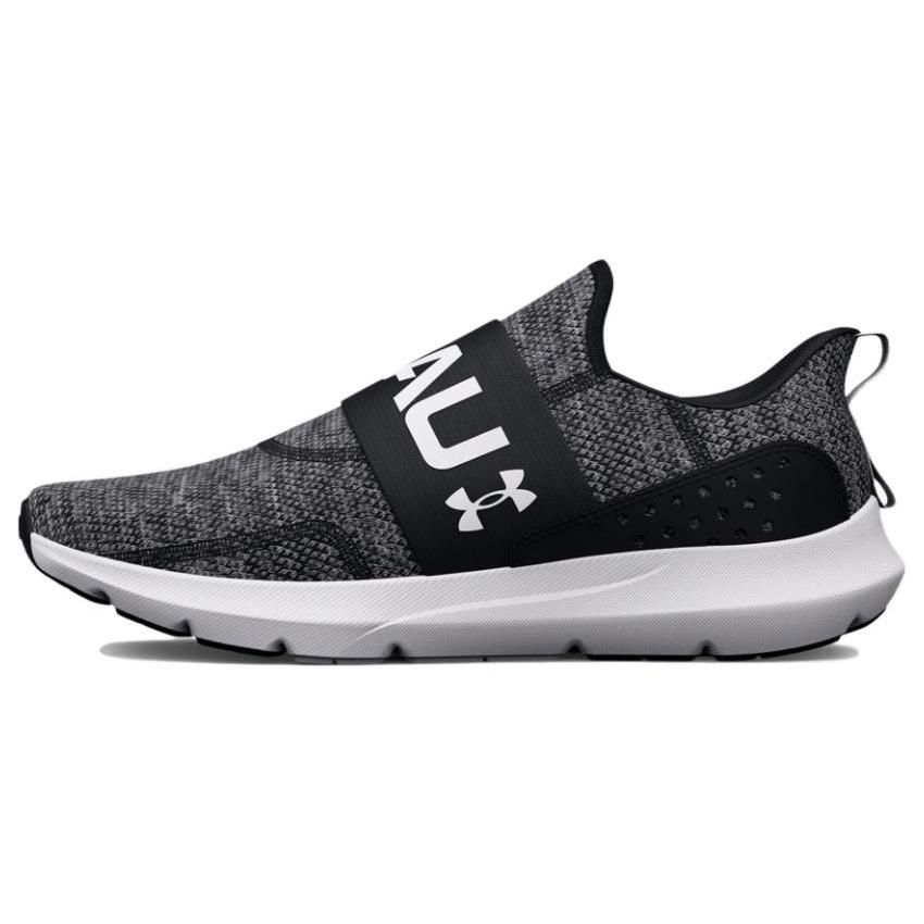 (WMNS) Under Armour Surge 3 Slip Black White Women s 3026507-001 EU 35.5