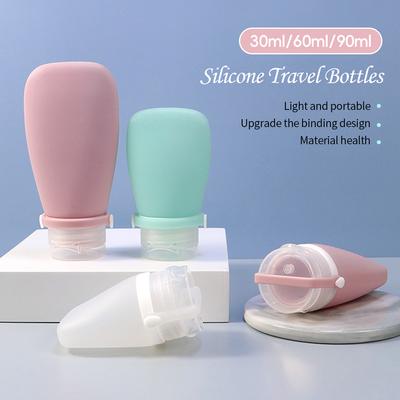 30/60/90ML Portable Silicone Travel Bottle Body Wash Shampoo Cosmetic Storage Refillable Lotion Bottle Leakproof