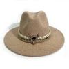 Western Cowboy Hat Jazz Hat Season Men'S And Women'S Retro Top Hat