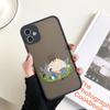 Custodia per telefono divertente anime giapponese Totoro per iPhone 11 12 13 14 Pro Max XR X 8 7 Plus Pro XS Mini Custodie con sensazione di pelle Copertura in silicone