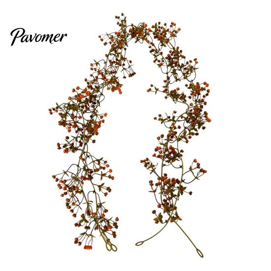 Artificial Plants for Wedding Party Fall Eucalyptus Garland, Autumn Money Leaf Vine, Faux Greenery Fake Flowers Home Decoration Thanksgiving Harvest,
