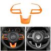 Accessoires de Garniture de Couvercle de Volant de Voiture pour Jeep Renegade 2015+/Compass 2017+