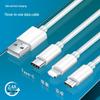 S187TPE 3-in-1 Fast Charging Cable for Apple, Huawei, Type-C, and Android Phones