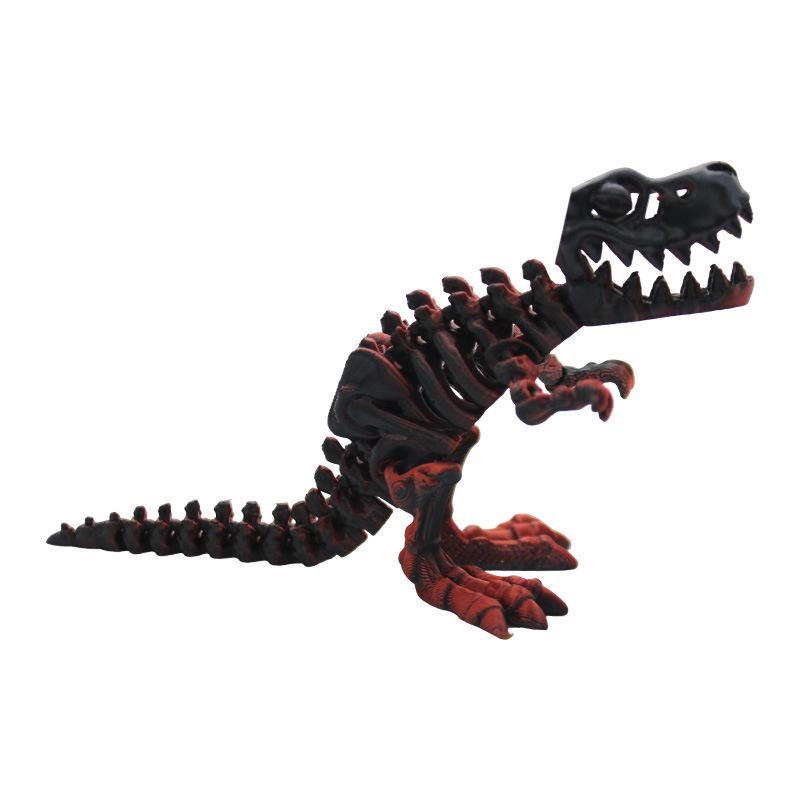 3D Printed Movable Tyrannosaurus Rex Figure - Creative Children's Day Ornament Toy