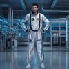 Jumpsuit Astronauten Kostuum Verkleed Ruimtevaarder Jumpsuit Creatieve Cosplay Outfit Cosplay Evenement