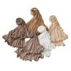 Daily Wear Hijab Scarf for Women Cotton Scarves Head Cover Shawl Wrap with Ruffled Trim for Religious Formal Occasion