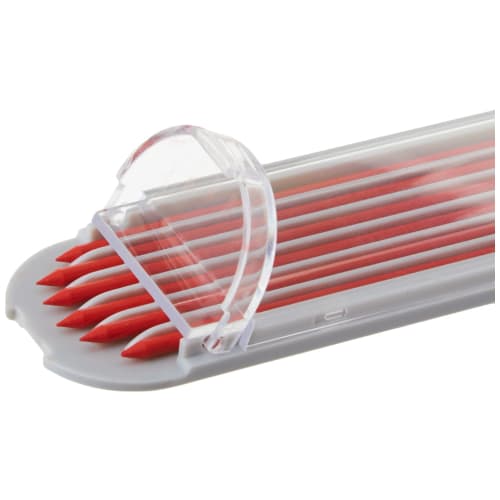 Mitsubishi Pencil Uni Field Construction 2.0mm Sharp Refill Uni2.0-310 Red 6 Pieces U203101P.15