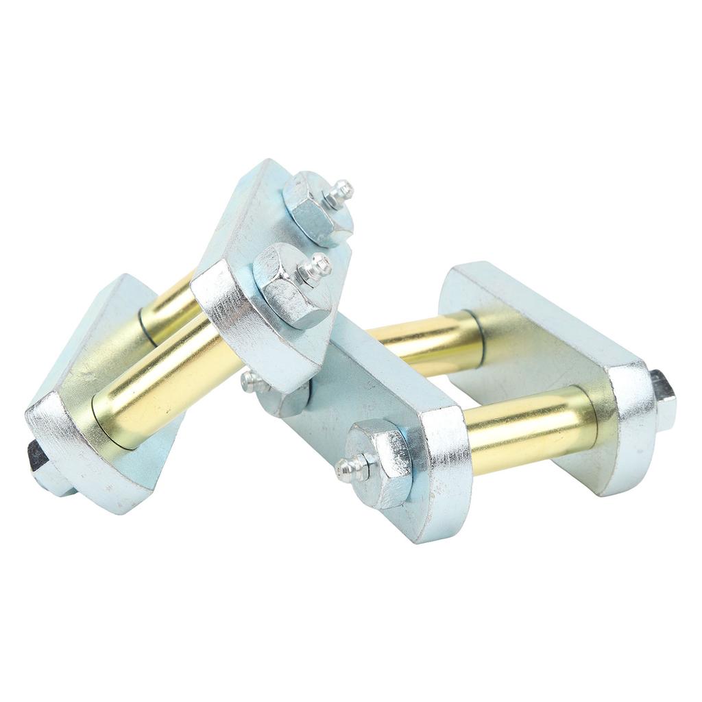 Heavy Duty Shackle Upgrade Kit with Bronze Bushings Tandem Axle RV Trailer Suspensions for CRE3000 with 2.25in Shackles
