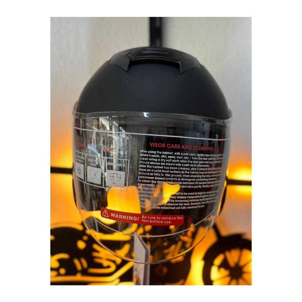 Jk 526 Half Helmet With Sun Visor