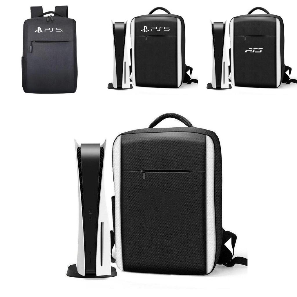 Sac de Rangement Ps5/4 Antichoc Anti-poussière Design Élégant Bicolore Facile à Transporter