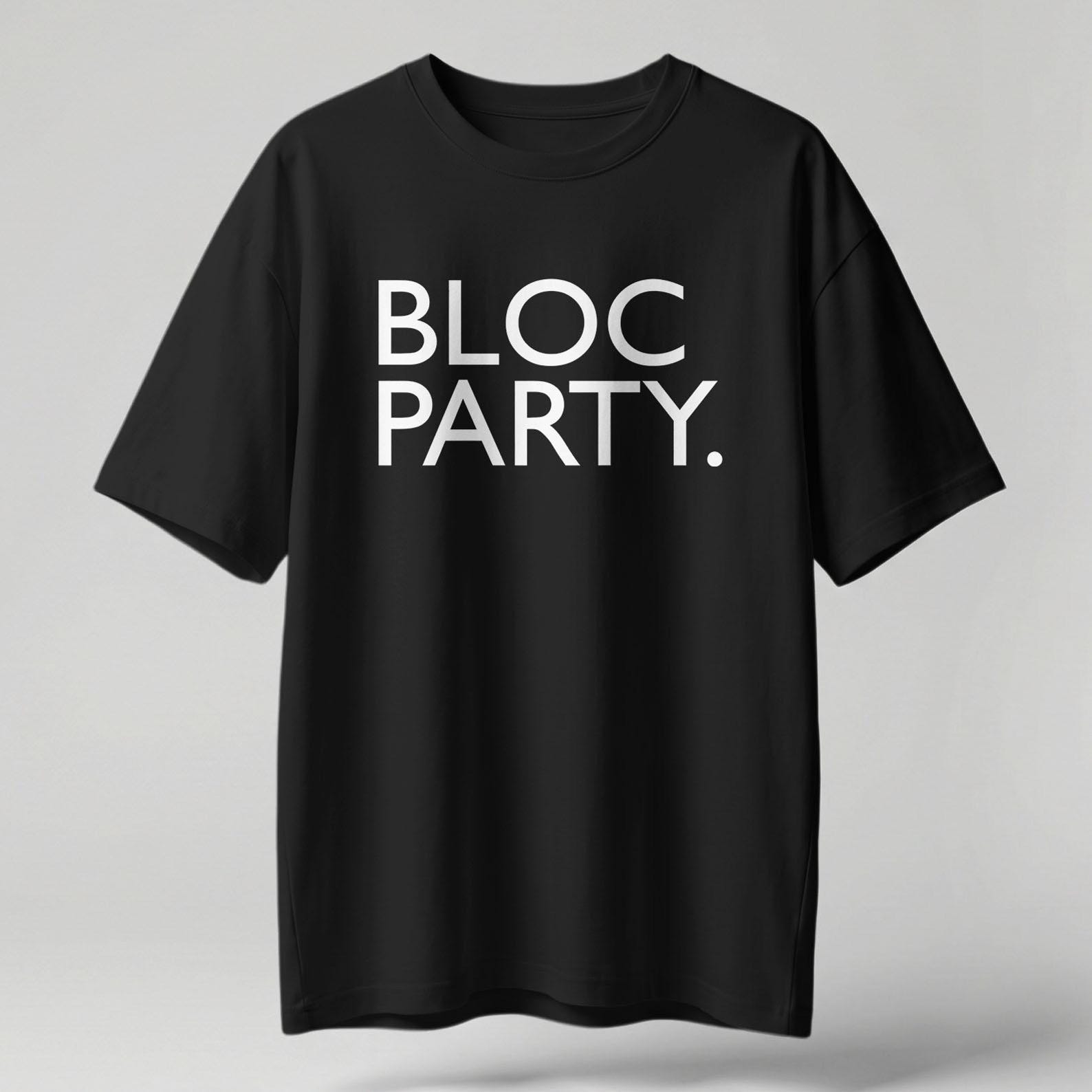 Bloc Party T-shirt Post-Punk Revival Clothing British Indie Music Merch Helicopter Rock Kele Okereke Concert Tee Unisex Comfort Colors 1717 S