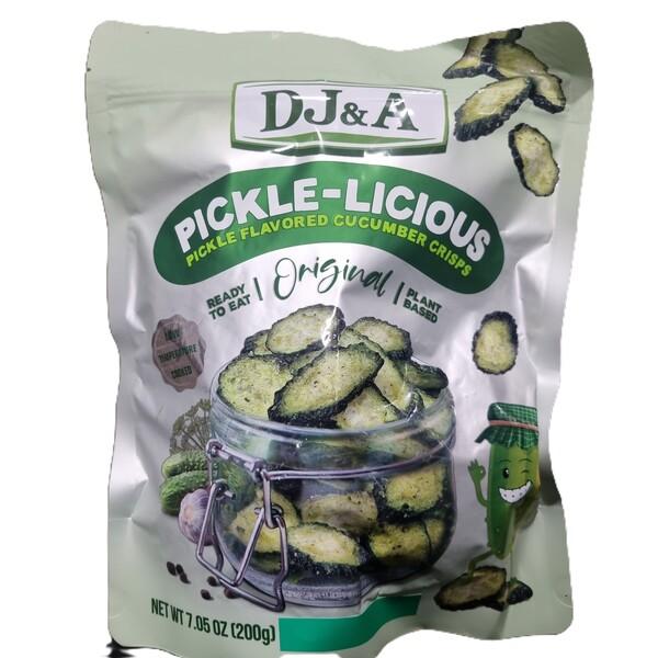 DJ&A Picklicious Pickle Chips 200g