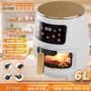 6L Glass Visual Air Fryer - Multifunctional Electric Fryer, 110V, Large Capacity, In Stock