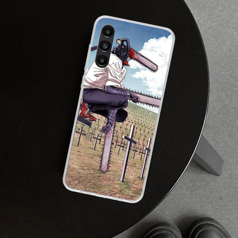 Chainsaw Mans Denji Phone Case Cover for Samsung Galaxy A17 A16 A26 A36 A56 A57 A37 A15 A25 A35 A55 A14 A24 A34 A54 A13 A23 A33
