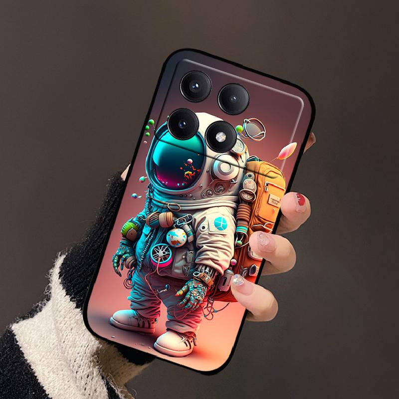 For Xiaomi Poco X6 Pro Case Fashion Painting Soft Silicone Back Cover For Xiaomi PocoX6 Pro Funda Poco X6Pro Bumper Cartoon Capa