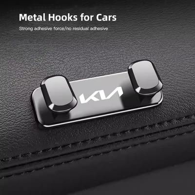 1Pcs Car Interior Metal Storage Hook Phone Holder For K5 K9 Sorento Ceed Sportage Carnival Stinger Forte Niro Cadenza Soul