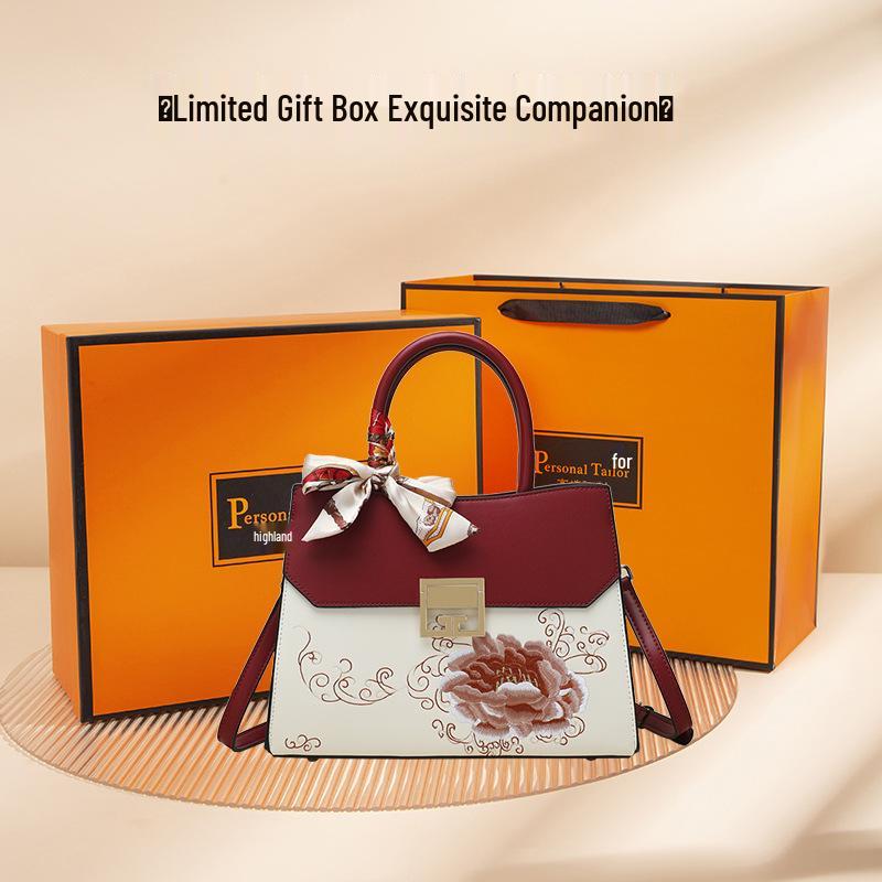 Red Women's Crossbody Handbag - Perfect Mom & Wedding Gift for Ladies, Ideal for Banquets & Birthdays