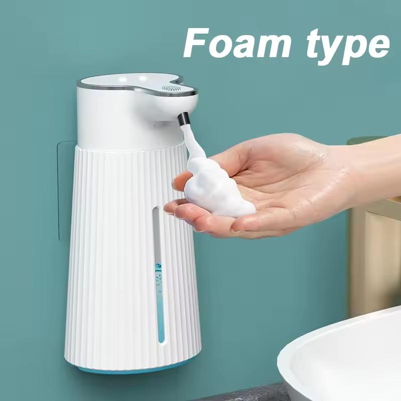 400ML Touchless USB Rechargeable Infrared Electric Automatic Sensor Soap Dispenser Wall Mounted 4Levels Adjustable Pump Machine