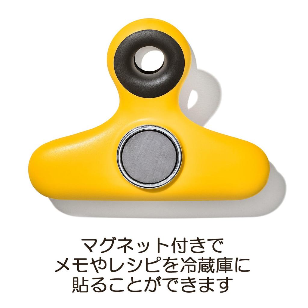 OXO Wide Magnetic Clip Set Perfect for sealing snack and food preventing moisture and convenient for attaching notes and recipes to the - bags,