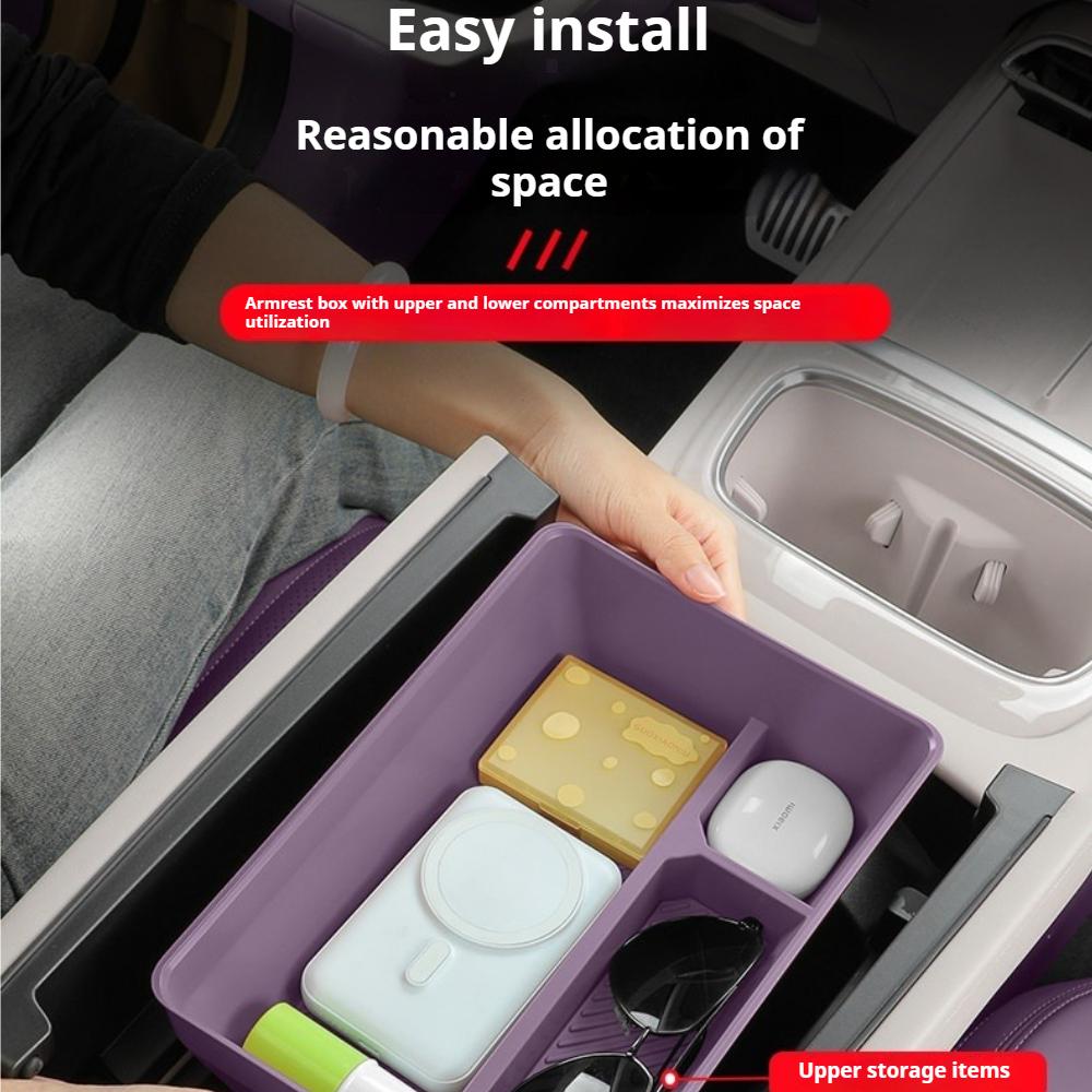 Passend für Changan Deepal S07 2023-2026 Spezielle Mittelkonsolen-Armlehnenbox Aufbewahrungsbox Organizer Innenraum-Modifikation