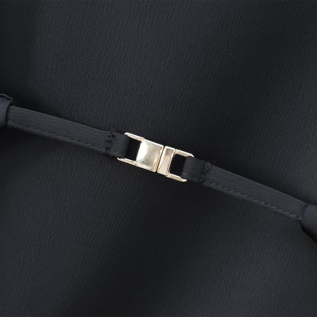 2025 Spring Women's Slim Sexy Backless Suspender Dress