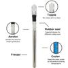 Bastone di raffreddamento del vino, refrigeratore per vino con beccuccio aeratore, in acciaio inox, per bottiglie di vino senza ghiaccio, per un aroma e un sapore migliori