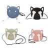 DIY Shoulder Bag Making Kit Hand Woven Bag Pre Cut Leather Sewing Leathercrafts  Cat Shaped Full Tools For Beginners